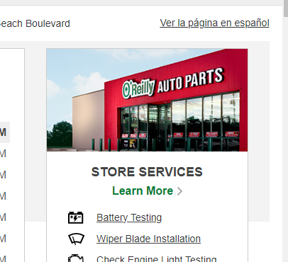 O'Reilly Auto Parts reviews