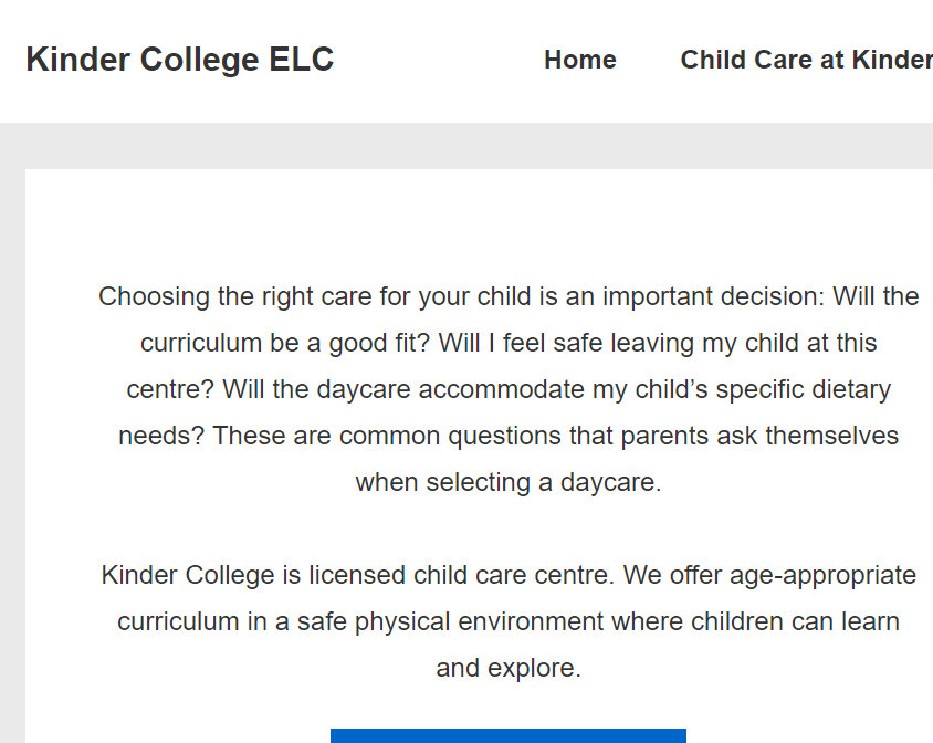 Kinder College Early Learning Centre reviews