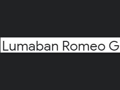 Lumaban Romeo G reviews