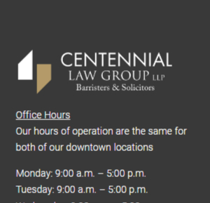 Centennial Law Group LLP