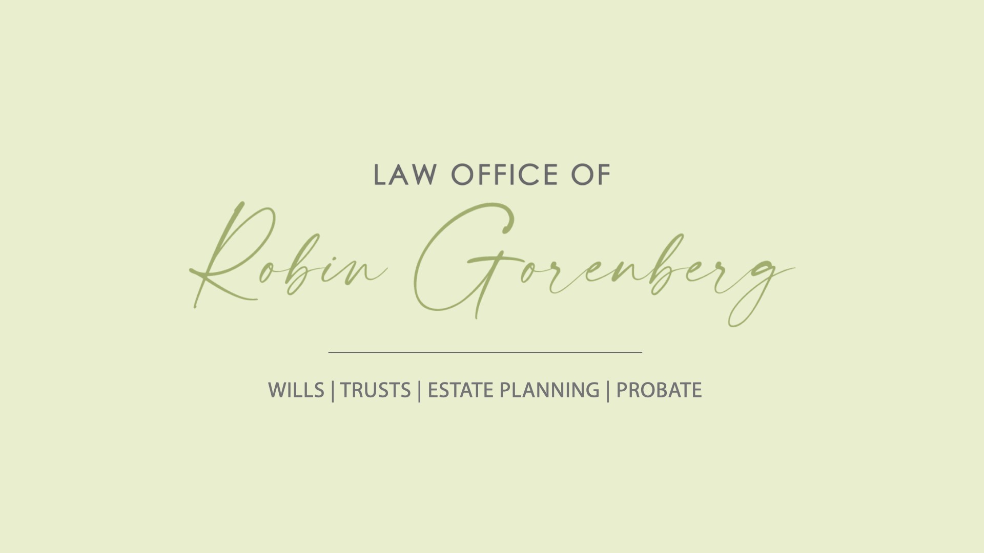 Attorney Robin Gorenberg reviews