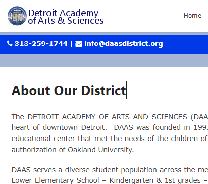 Detroit Academy of Arts & Sciences (DAAS) reviews