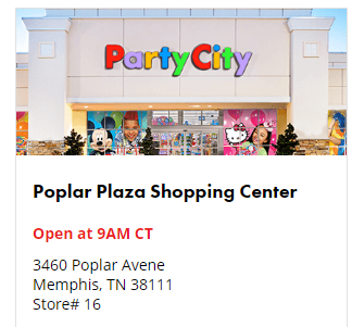 Party City reviews