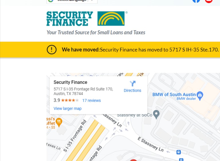 Security Finance reviews