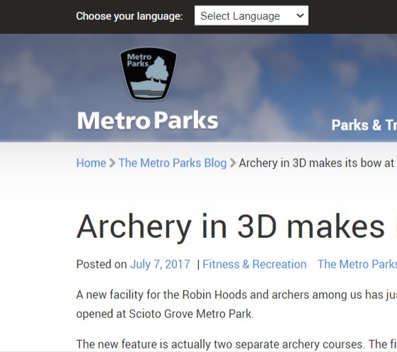 Scioto Grove Park Archery Range reviews
