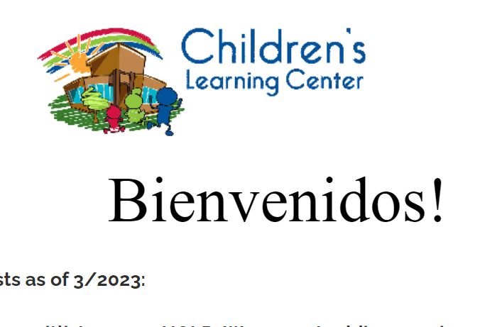 Children's Learning Center reviews