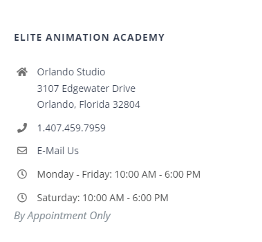 Elite Animation Academy - Orlando - Virtual (Online) reviews