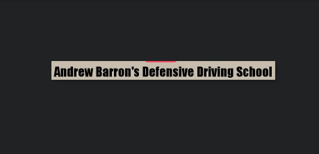 Andrew Barron's Defensive Driving School reviews