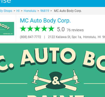 MC Auto Body & Paint reviews