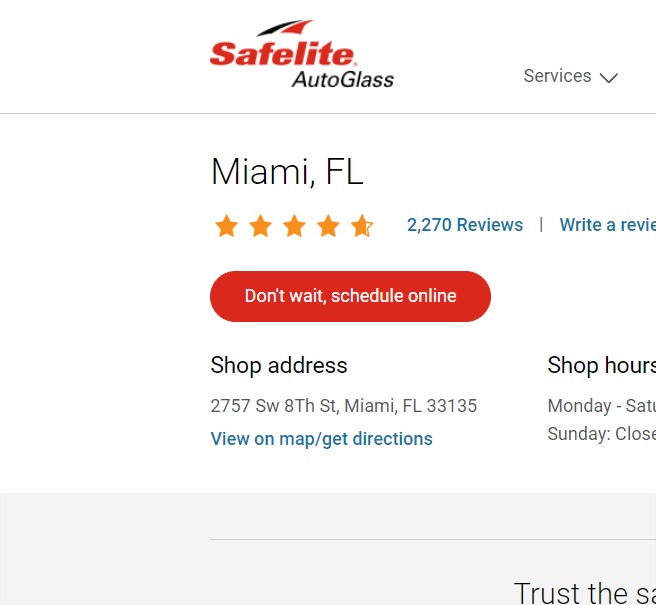 Safelite AutoGlass reviews