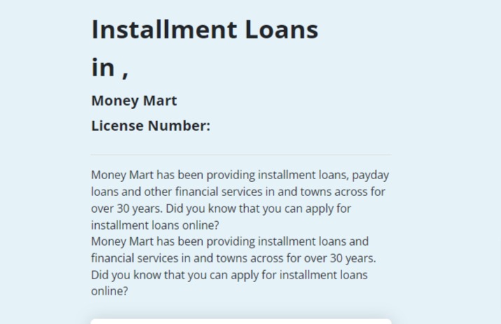 Money Mart reviews