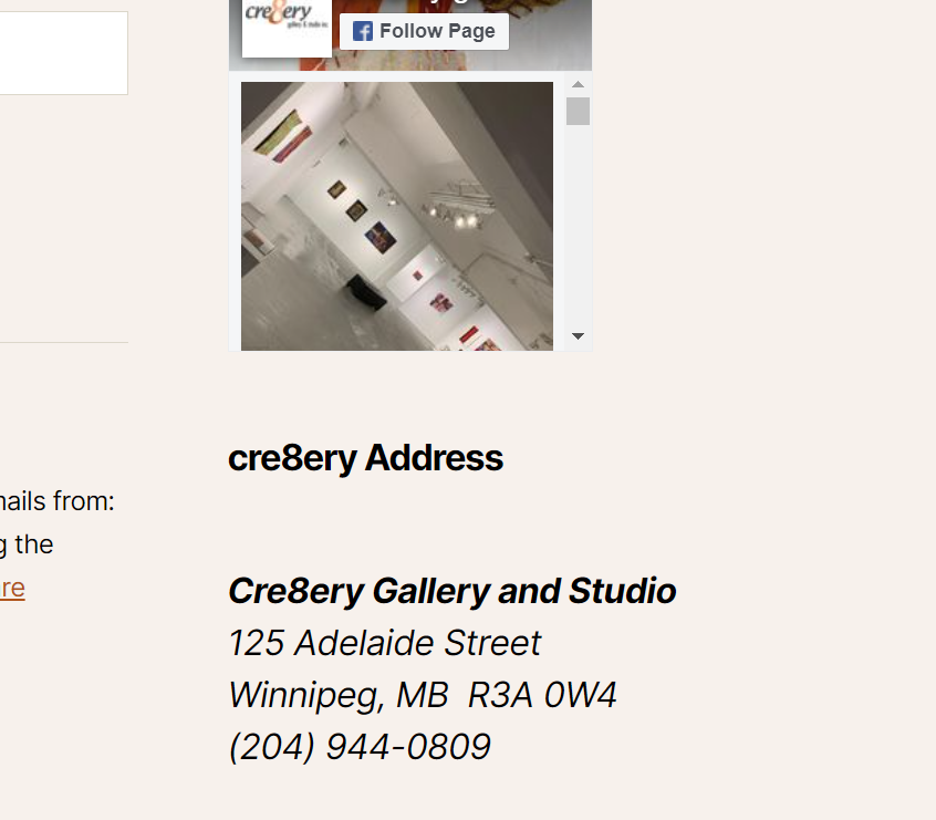 Cre8ery Gallery And Studio (inc.) reviews