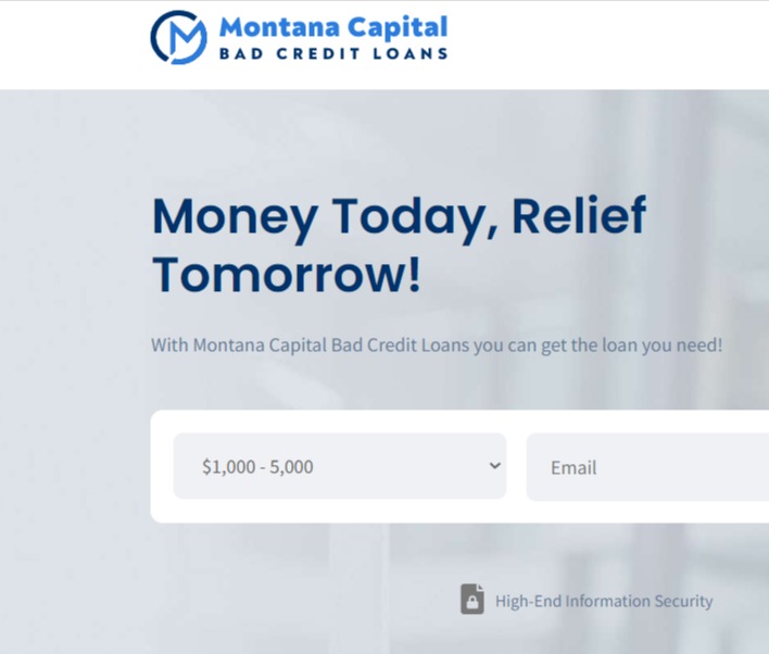 Montana Capital Bad Credit Loans reviews