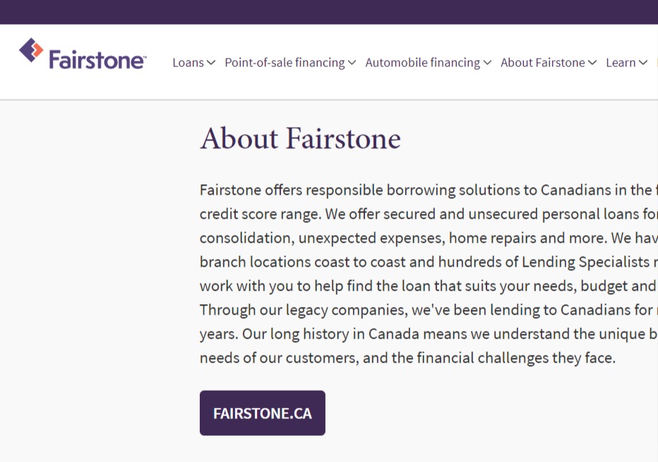 Fairstone reviews