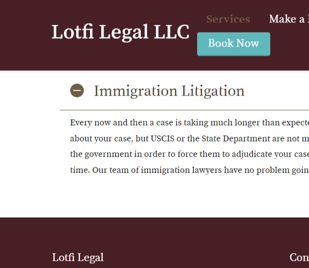 Lotfi Legal LLC - Immigration Services reviews