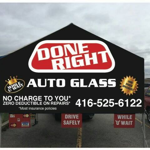 DONE RIGHT AUTO GLASS reviews