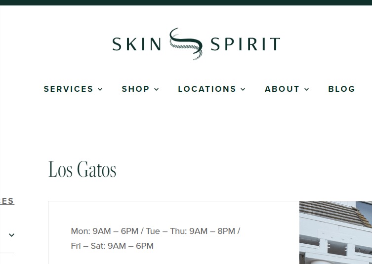SkinSpirit Los Gatos reviews