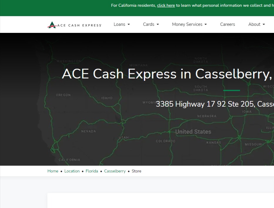 ACE Cash Express reviews