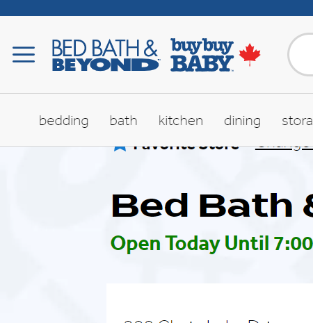Bed Bath & Beyond reviews