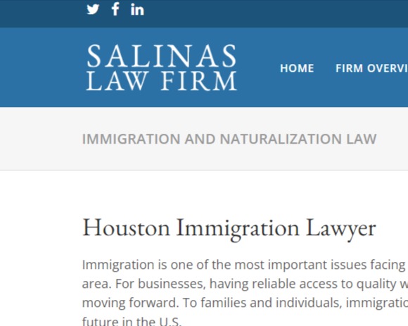 Salinas Law Firm reviews