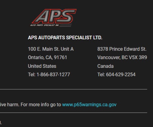 A P S Auto Parts Specialist Inc reviews