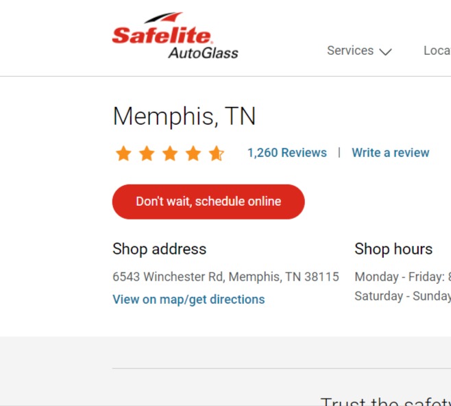 Safelite AutoGlass reviews