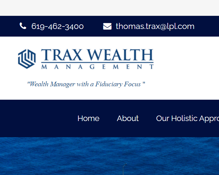 Thomas A Trax Wealth Advisor reviews