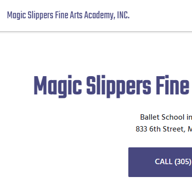 Magic Slippers Fine Arts Academy, INC. reviews