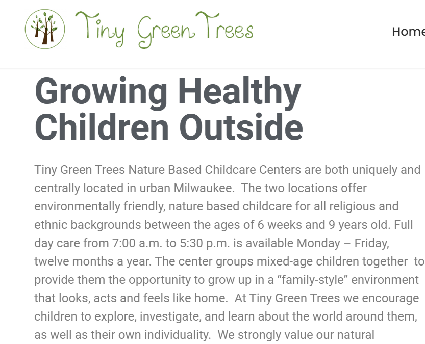 4.6 ⭐ Tiny Green Trees Nature Based Childcare and Forest School Reviews