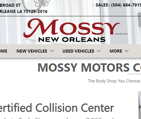 Mossy Motors Collision Center reviews