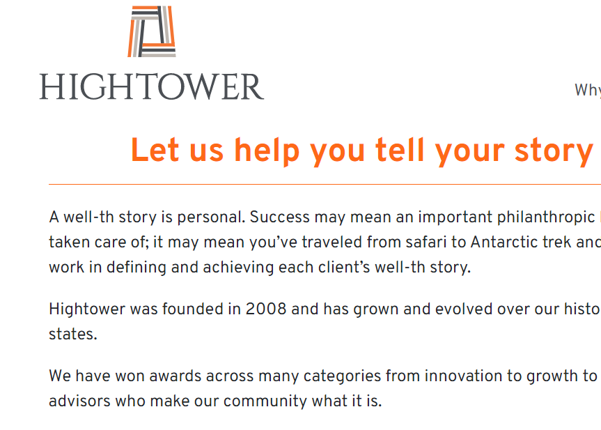 Hightower Advisors reviews