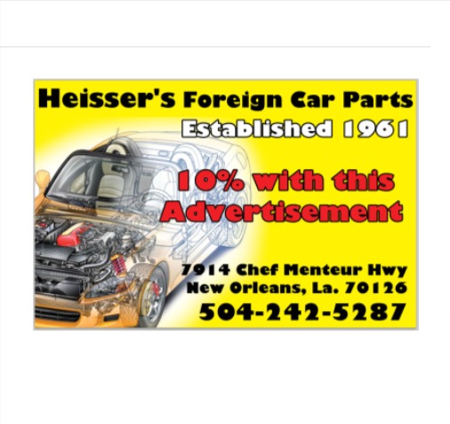 Heisser's Foreign Car Parts reviews