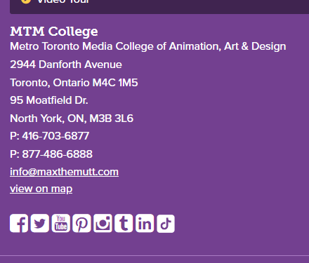 MTM College of Animation, Art & Design reviews