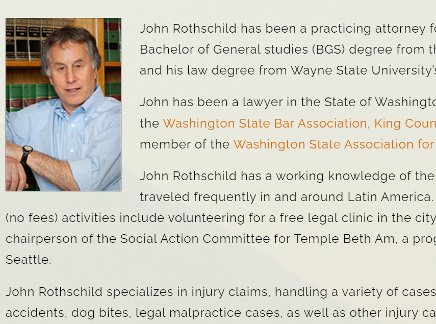 Rothschild John reviews