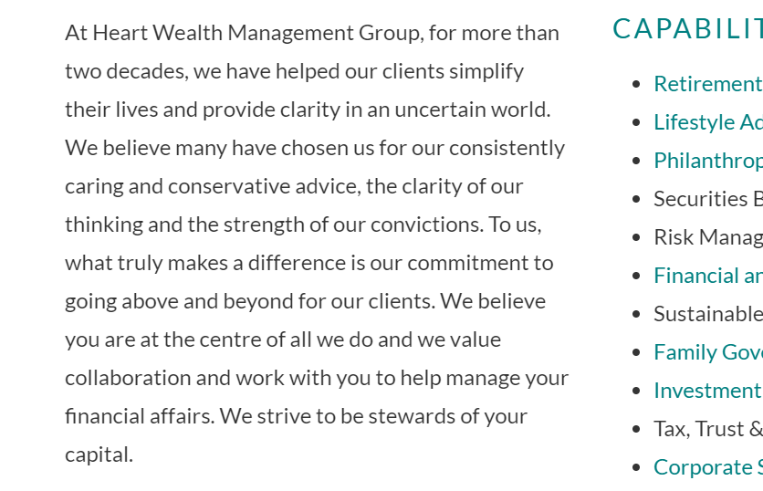 Heart Wealth Management Group of Raymond James reviews