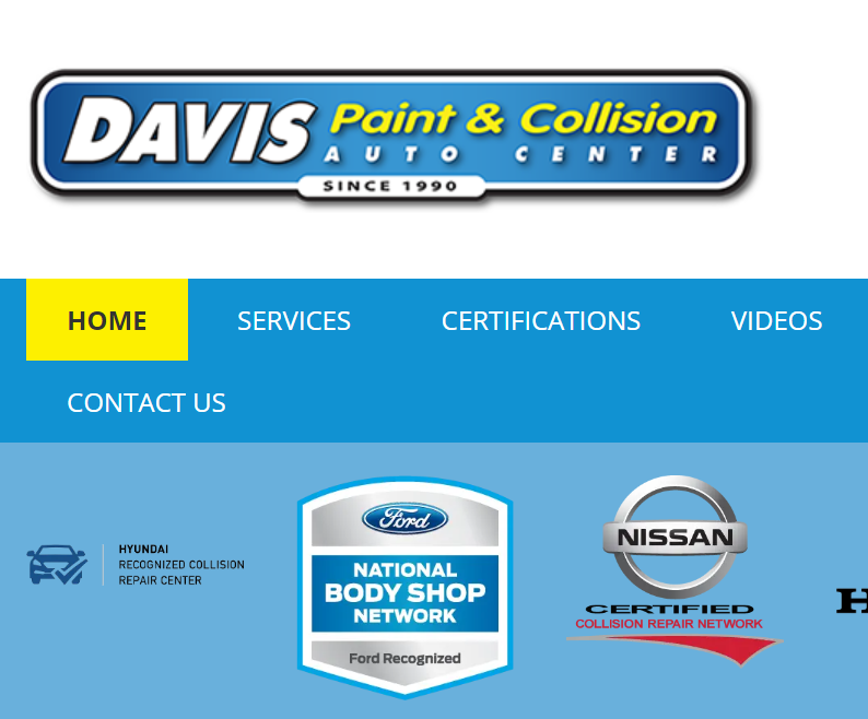 Davis Paint & Collision Auto Center reviews