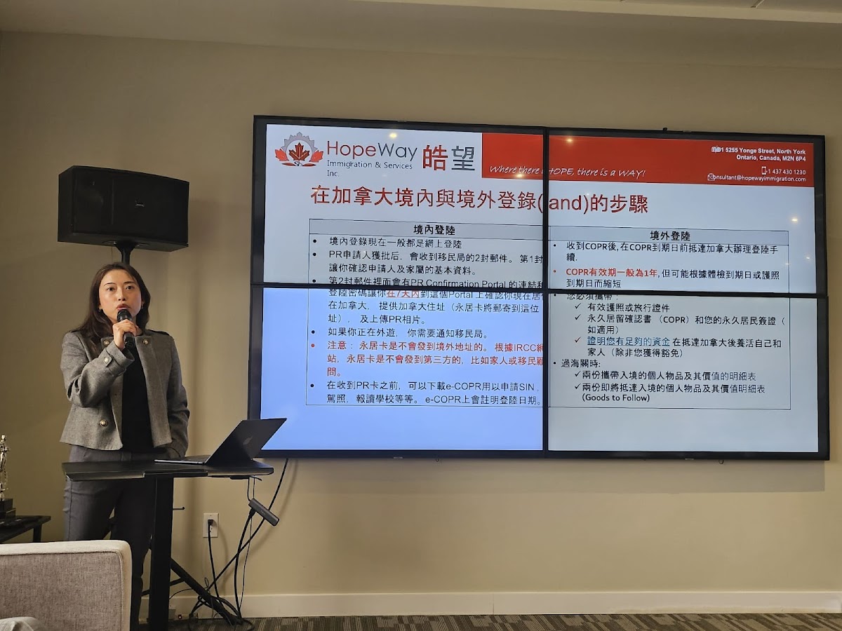 Hopeway Immigration and Services Inc. reviews