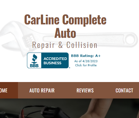 CarLine Complete Auto Repair & Collision BBB A+ reviews