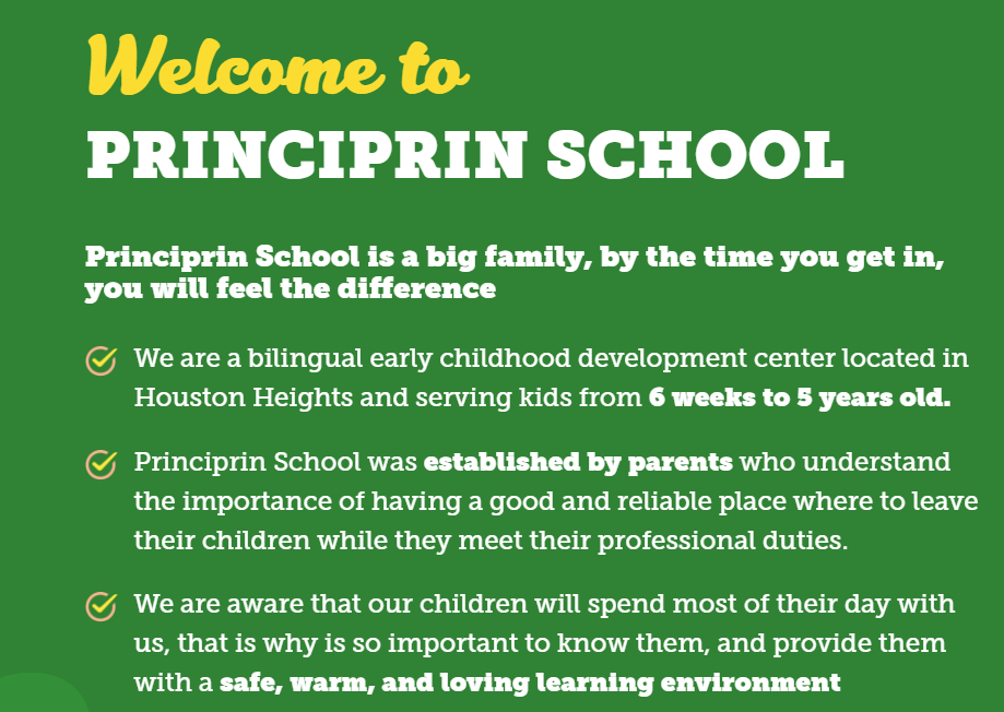 Principrin School reviews