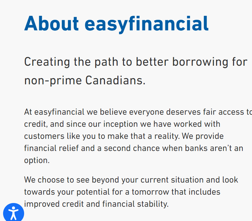 easyfinancial Services reviews