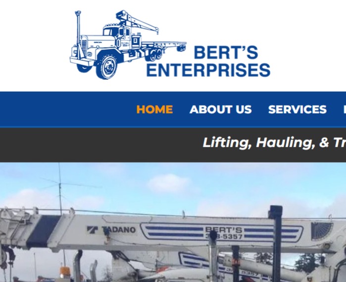 Bert's Enterprises | Crane Truck Service & Trucking | Victoria reviews