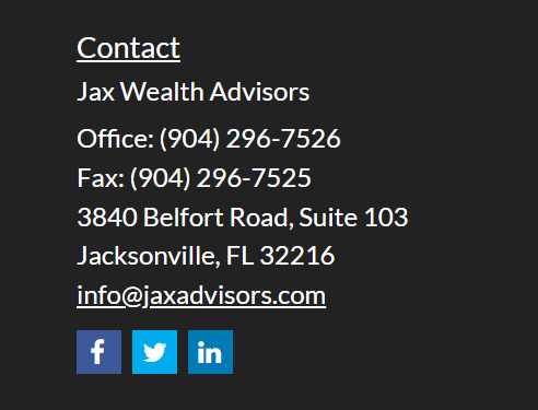 Jax Wealth Advisors reviews