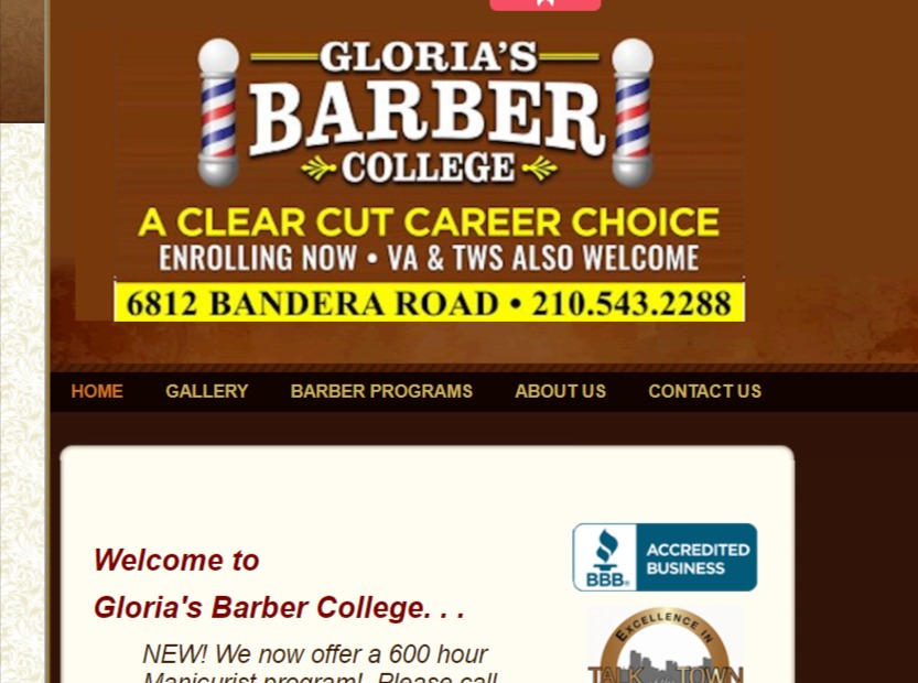 Gloria's Barber College reviews