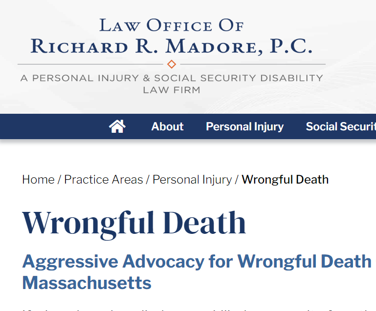 Law Office of Richard R. Madore, P.C. reviews
