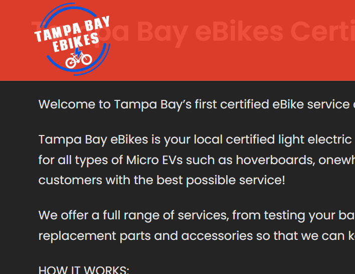 Tampa Bay eBikes reviews