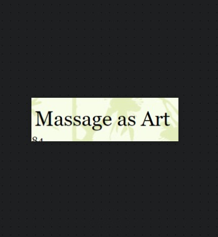 Massage as Art reviews