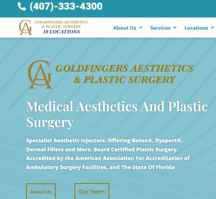 Goldfingers Aesthetics Dr. Phillips reviews