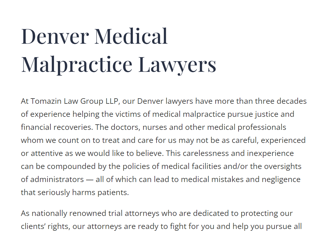 Tomazin Law Group LLP reviews