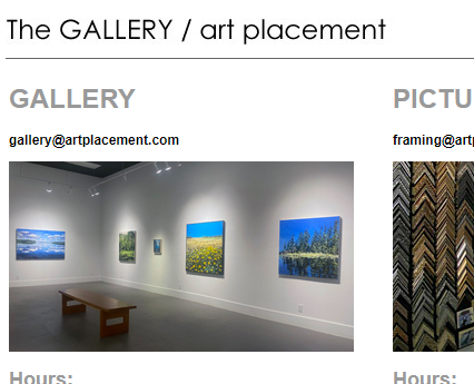 The Gallery/art placement inc. reviews