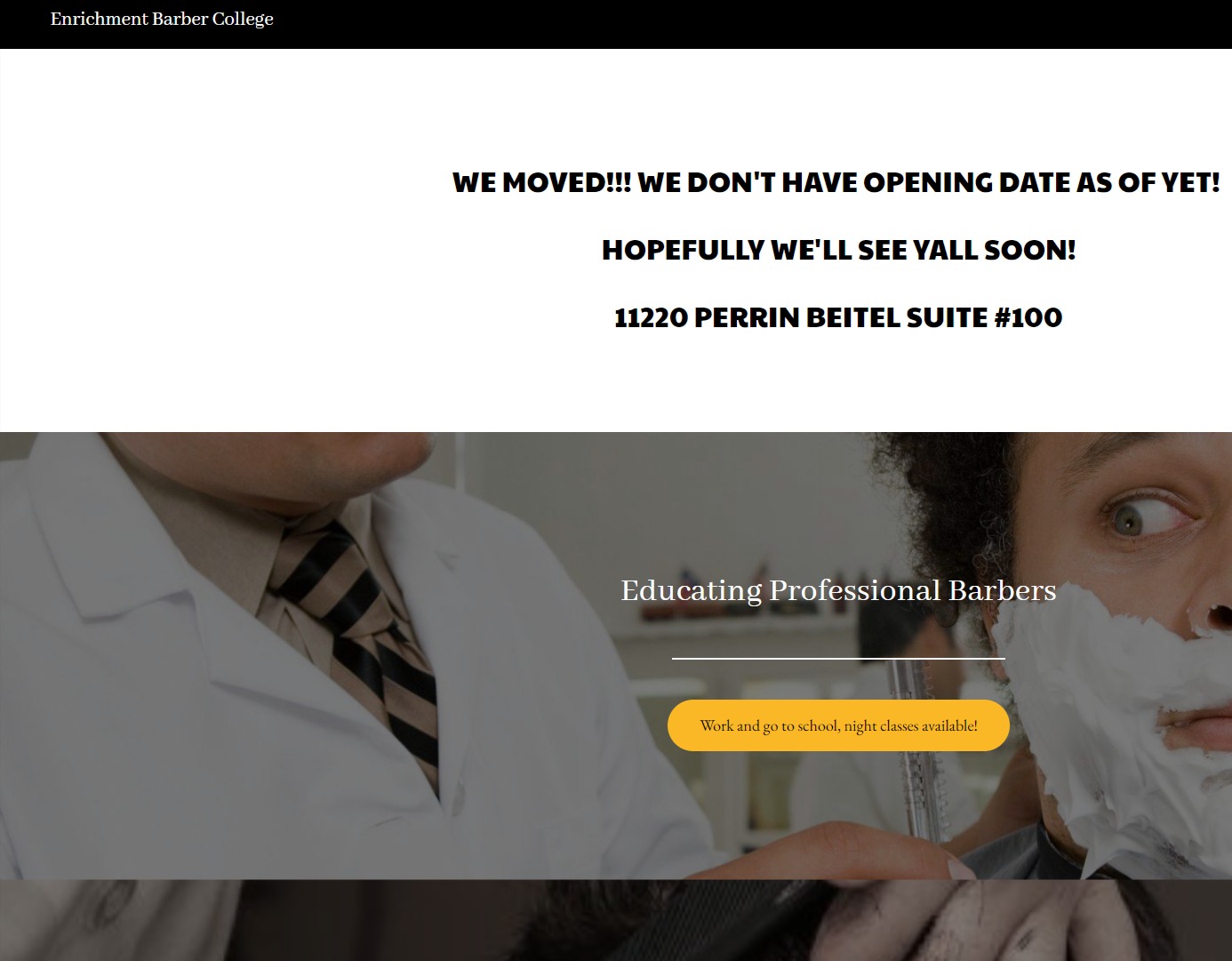 Enrichment Barber College reviews